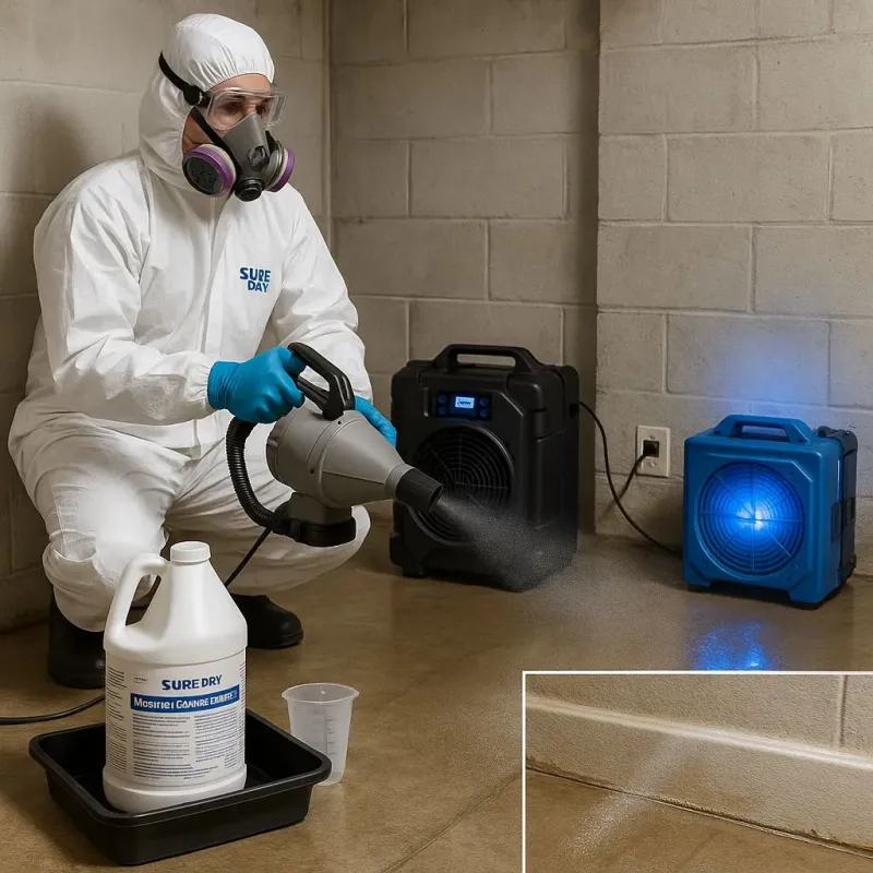Sanitization and Odor Removal process in Perris, CA